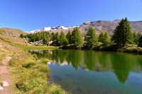 Švýcarsko - Walliské Alpy: jezero Grindjisee