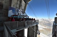 Švýcarsko - Walliské Alpy: lanovka na Klein Matterhornu