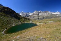 Švýcarsko - Walliské Alpy: Schwarzsee