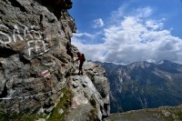 Švýcarsko - Walliské Alpy: stezka z Egginerjoch k Plattjen