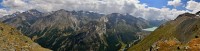 Švýcarsko - Walliské Alpy: údolí Saastal - panorama