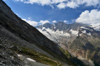 Švýcarsko - Walliské Alpy: výhled z Plattjen
