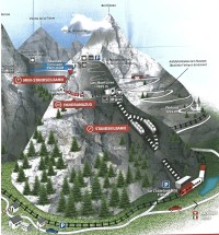 Švýcarsko: Vertic Alp Emosson - plánek 1