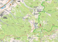 Slovensko - Strážovské vrchy: Vápeč - umístění v rámci Strážovských vrchů (zdroj: hiking.sk)