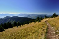 Slovensko - Chočské vrchy: stezka na Veľký Choč nad Strednou poľanou
