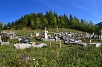 Slovensko - Chočské vrchy: planina Svorad, Veľké Borové - hřbitov