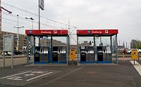 Nizozemsko: automatické pokladny na P+R parkovišti Amsterdam - Zeeburg