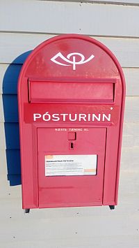 Island: poštovní schránka islandské pošty