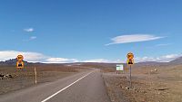Island: silnice F35 - vjezd na Centrální vysočinu - dále jen 4x4