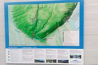 Island: Skaftafell - mapa oblasti (cedule na parkovišti)