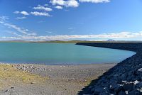 Island: Centrální vysočina - přehrada Blöndulón