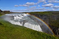 Island: vodopád Gullfoss