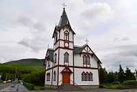 Island: Húsavík - kostel