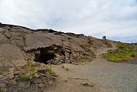 Island: jezero Mývatn - jeskyně Grótagjá