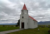 Island: skanzen Glaumbær - kostel