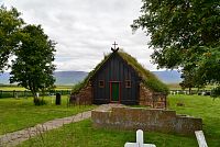 Island: kostelík Víðimýrarkirkja