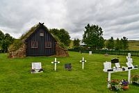 Island: kostelík Víðimýrarkirkja