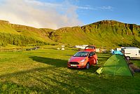 Island: poloostrov Snæfellsnes - kemp Ólafsvík