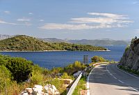 Chorvatsko - ostrov Mljet: silnice u Sobry