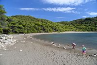 Chorvatsko - ostrov Mljet: Saplunara - pláž Blaca