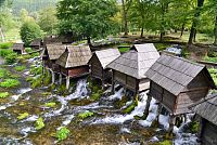 Bosna a Hercegovina (2): Jajce, historické vodní mlýny Mlinčići