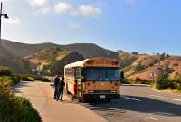 USA Jihozápad: školní autobus