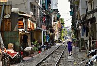 Severní Vietnam: Hanoj - Train Street