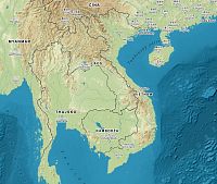 Vietnam mapa celková