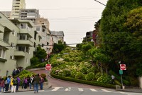 USA Jihozápad: San Francisco - klikatá část Lombard Street