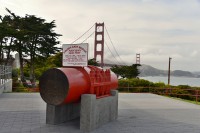 USA Jihozápad: San Francisco - Golden Gate Bridge od Welcome Center