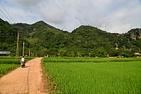 Severní Vietnam: Mai Chau - krajina
