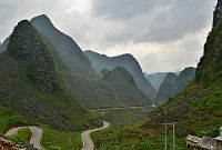 Severní Vietnam: provincie Ha Giang - průsmyk Mã Pí Lèng mezi Dong Van a Meo Vac