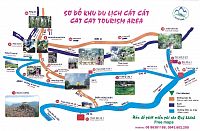 Severní Vietnam: oblast Sapa - mapa Cat Cat