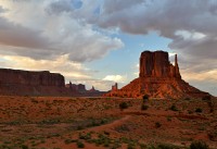 USA - Jihozápad: Monument Valley - západ slunce