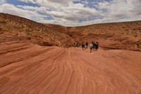 USA - Jihozápad: Lower Antelope Canyon - jdeme na prohlídku