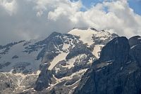 Itálie - Dolomity: Marmolada z Bindelovy stezky