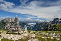 Itálie - Dolomity: Monte Piana - památník