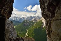 Itálie - Dolomity: Monte Piana - výhled