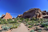 USA Jihozápad: National park Arches - cestou k Landscape Arch