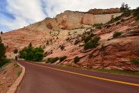 USA Jihozápad: Zion National Park - příjezd po silnici č. 9