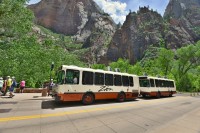 USA Jihozápad: Zion National Park - shuttle bus