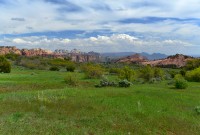 USA Jihozápad: Zion National Park - ze silnice směr směr Kolob