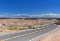 USA Jihozápad: silnice č. 15 v Nevadě