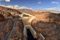 USA Jihozápad: Hoover Dam - pohled z nového mostu
