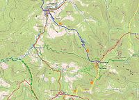 Slovensko - Lúčanská Malá Fatra: výstup na Kľak - mapa (zdroj: mapy.cz)