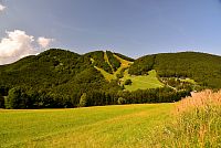 Slovensko - Lúčanská Malá Fatra: Fačkovské sedl ze stezky na Kľak