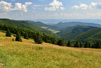 Slovensko - Lúčanská Malá Fatra: výhled z Reváně