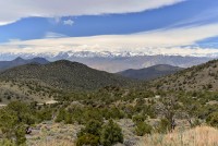 USA Jihozápad: White Mountains - výhled na Sierru Nevadu