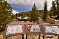 USA Jihozápad: White Mountains - Ancient Bristlecone Pine Forest - infocedule, Visitor Centre