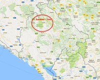 Černá Hora - Durmitor: mapa umístění v rámci státu